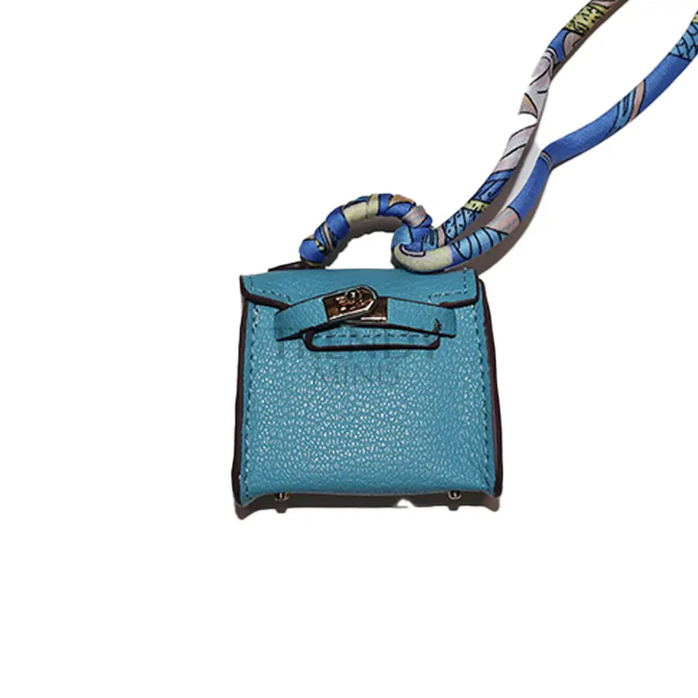 Kelly Mini Classic Style Inspired Handbag Charm Blue