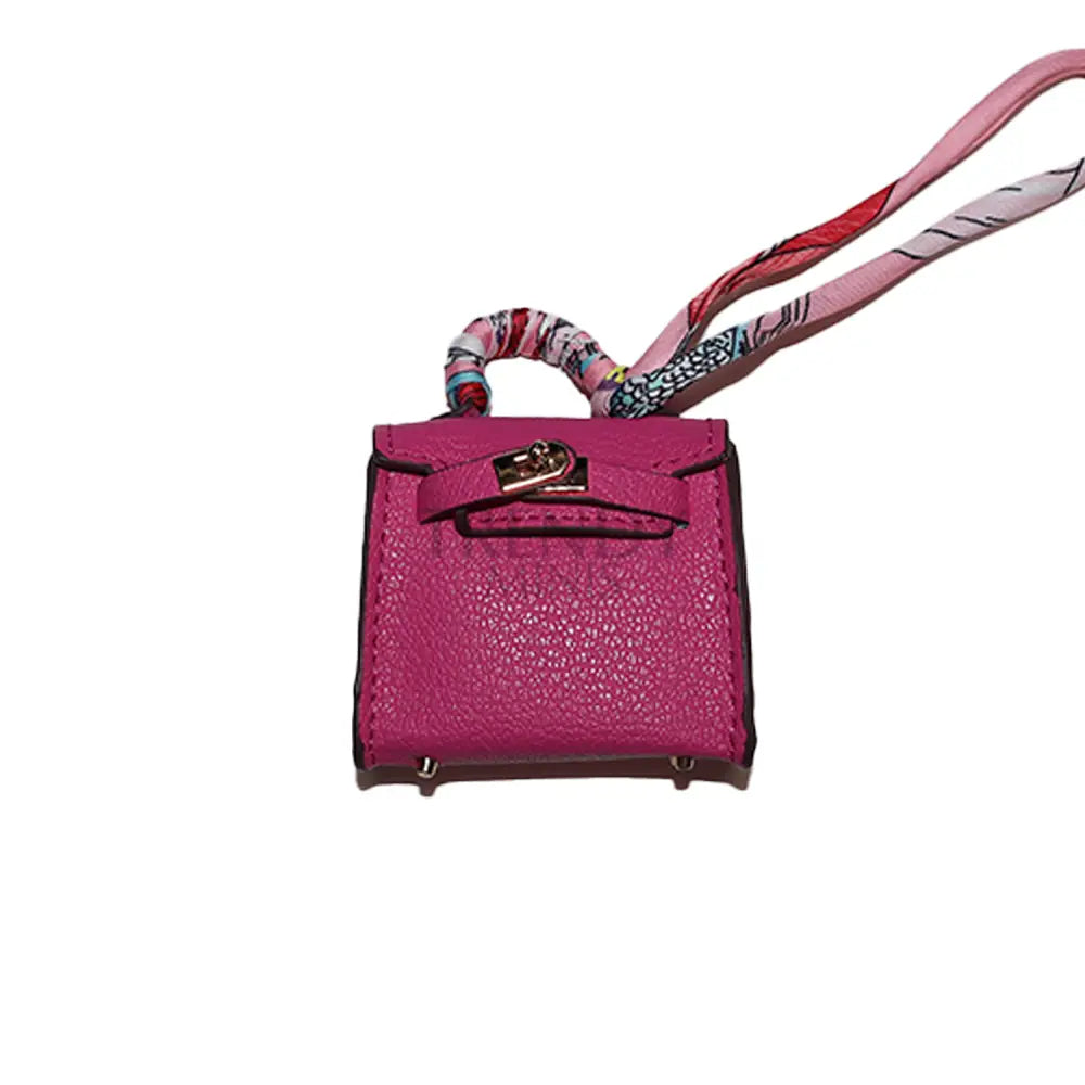 Kelly Mini Classic Style Inspired Handbag Charm Fuchsia
