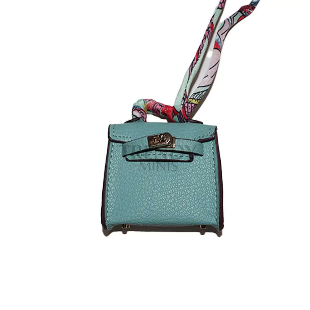 Kelly Mini Classic Style Inspired Handbag Charm Lightblue