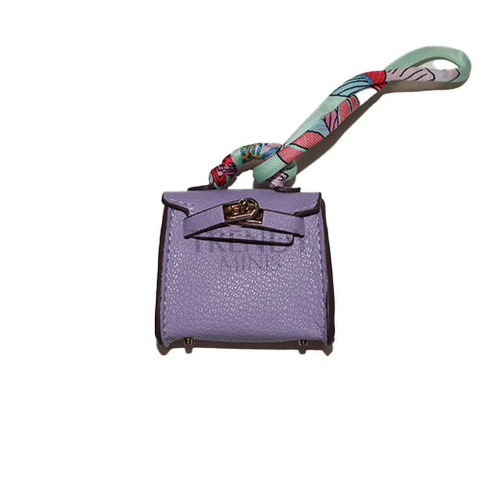 Kelly Mini Classic Style Inspired Handbag Charm Purple