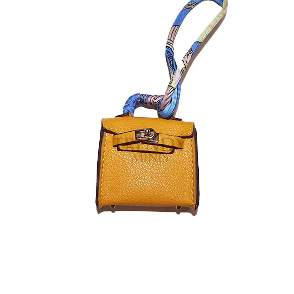 Kelly Mini Classic Style Inspired Handbag Charm Yellow