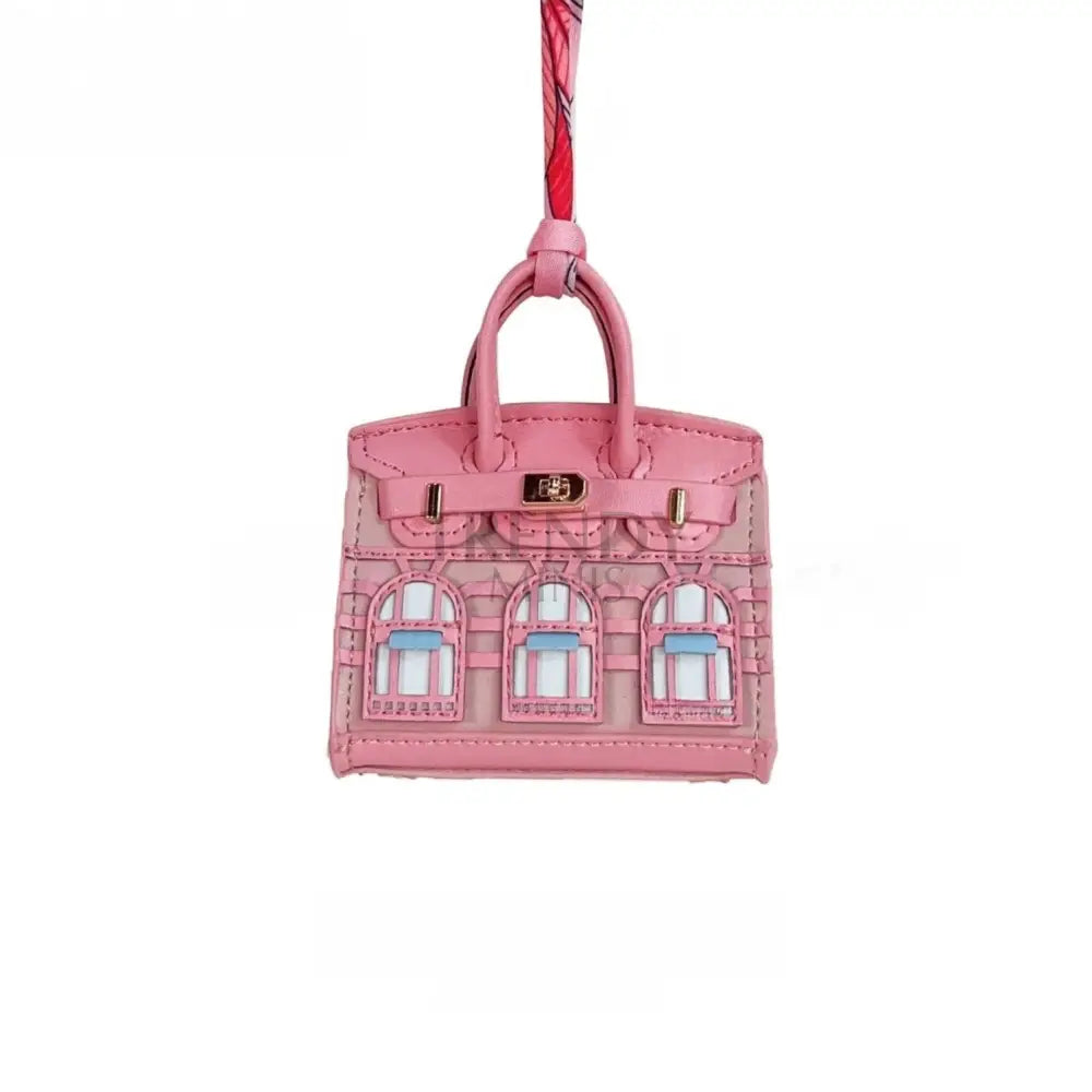 Birkin Faubourg Inspired Mini Handbag Charm Lightpink