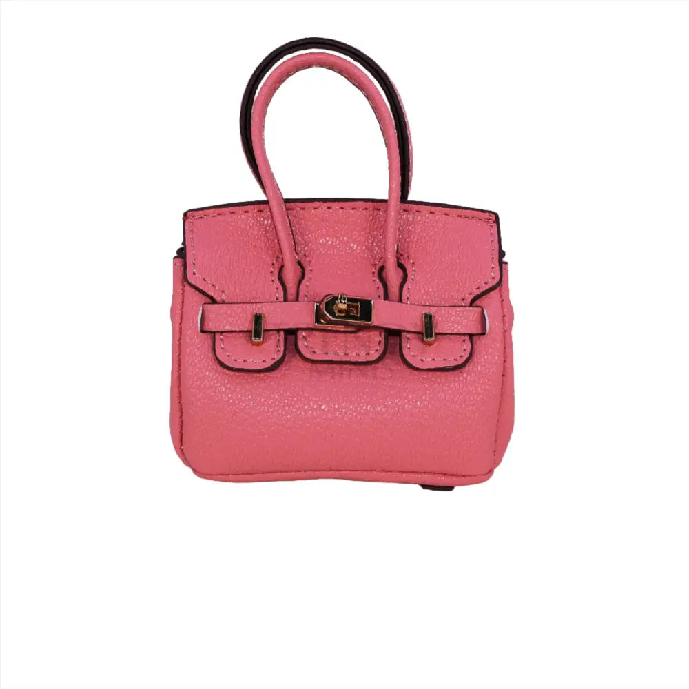 
                      
                        Pink Luxury Mini Hermes Birkin Inspired Handbag Keychain Charm - Trendy Minis
                      
                    